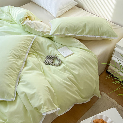 Ensemble de literie en dentelle Floroux