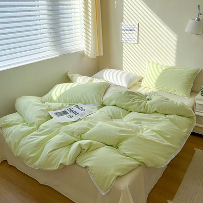 Ensemble de literie Floroux avec dentelle