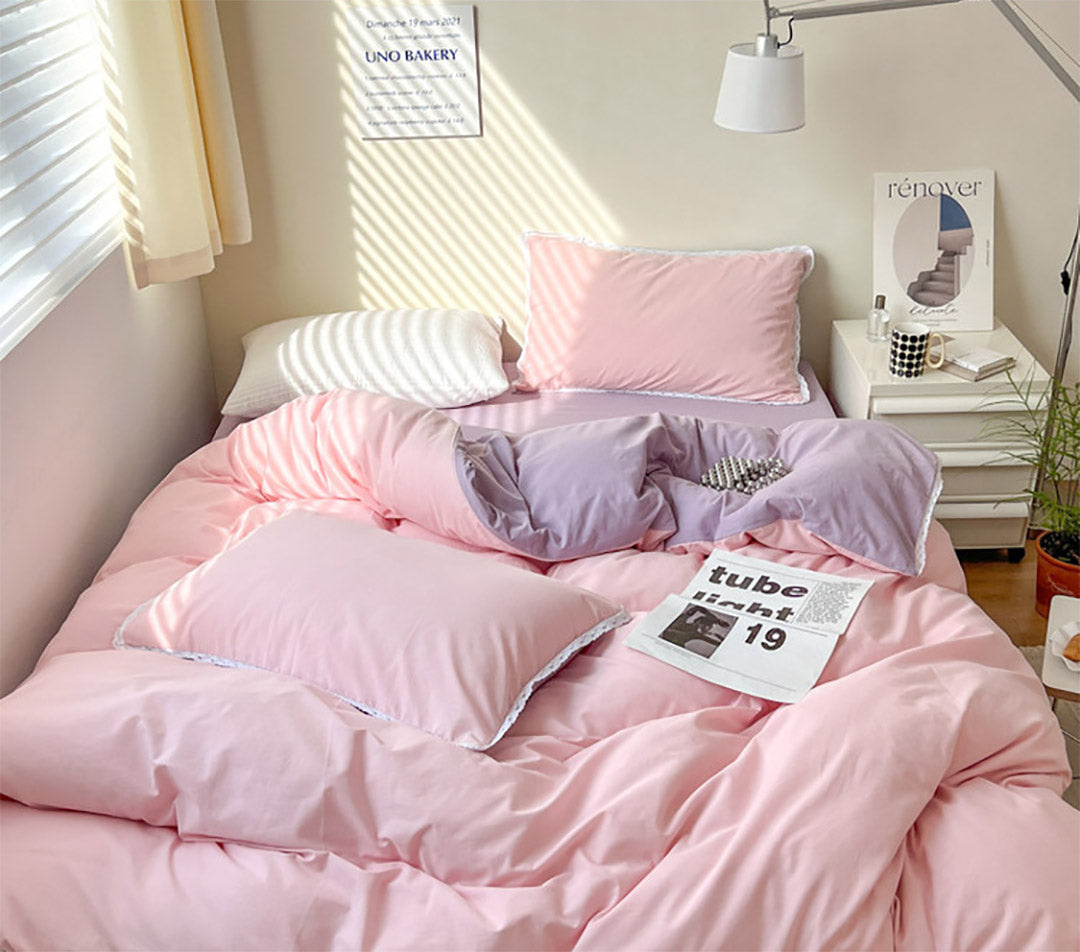 Ensemble de literie en dentelle Floroux