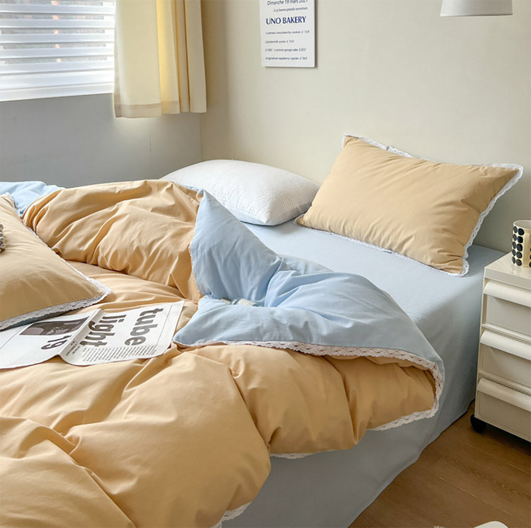 Ensemble de literie en dentelle Floroux