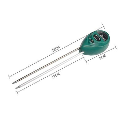 Floroux appareil de mesure du sol 3-en-1 | Testeur d'humidité, de lumière et de pH | Sans batterie pour jardin et plantes