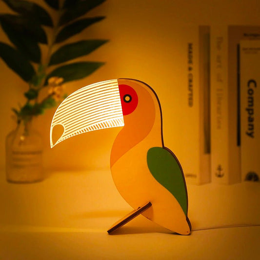 Lampe de table inspirée des animaux pour enfants