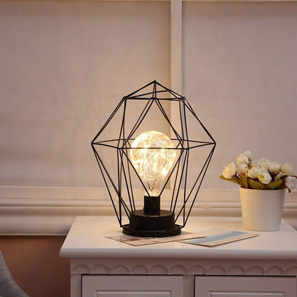 Lampe de nuit industrielle avec batteries