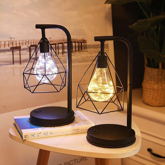 Lampe de table industrielle sans fil