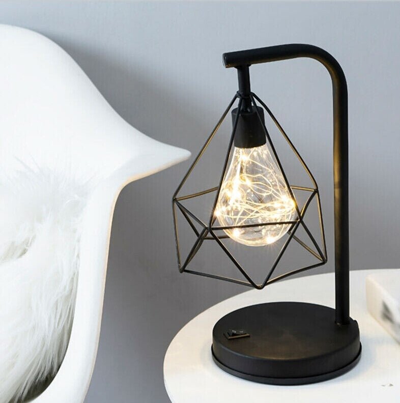 Lampe de table industrielle sans fil