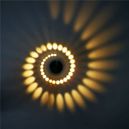 Applique lampe de table spirale