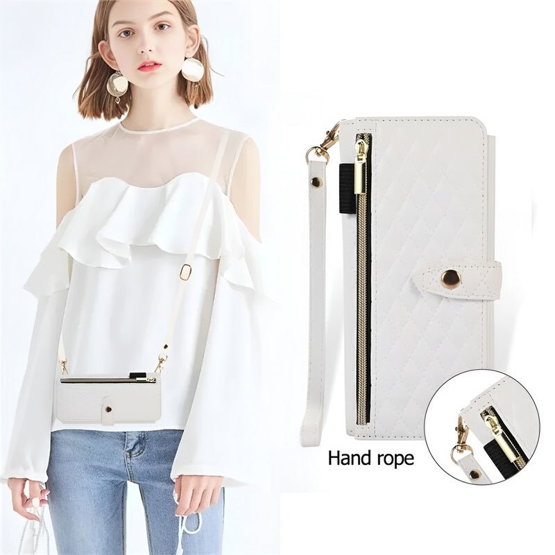 Casina Wallet - Élégant Pochette en Cuir pour Femmes