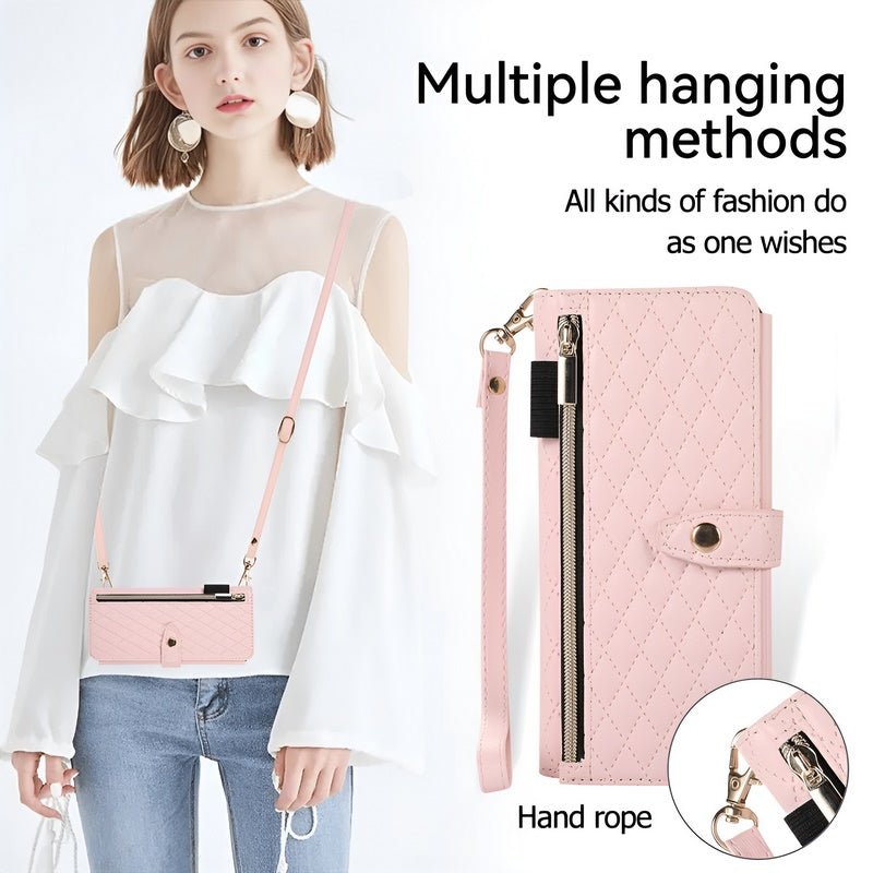 Casina Wallet - Élégant Pochette en Cuir pour Femmes