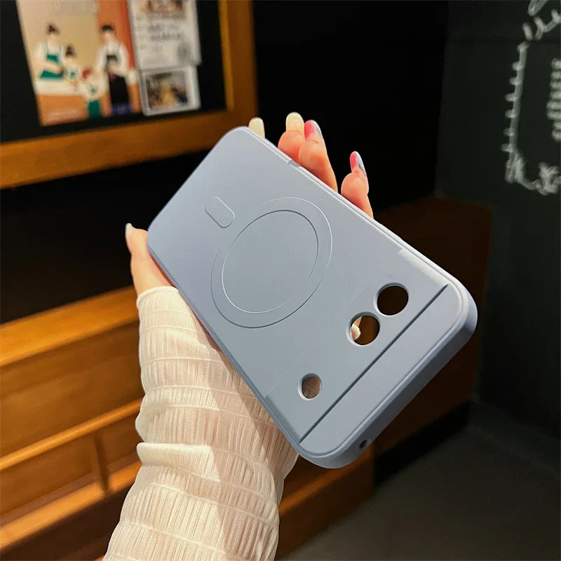 Étui en silicone MagSafe de luxe pour Google Pixel 8A 7A Charge sans fil magnétique Antichoc