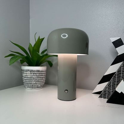 Élégante, moderne, lampe champignon sans fil