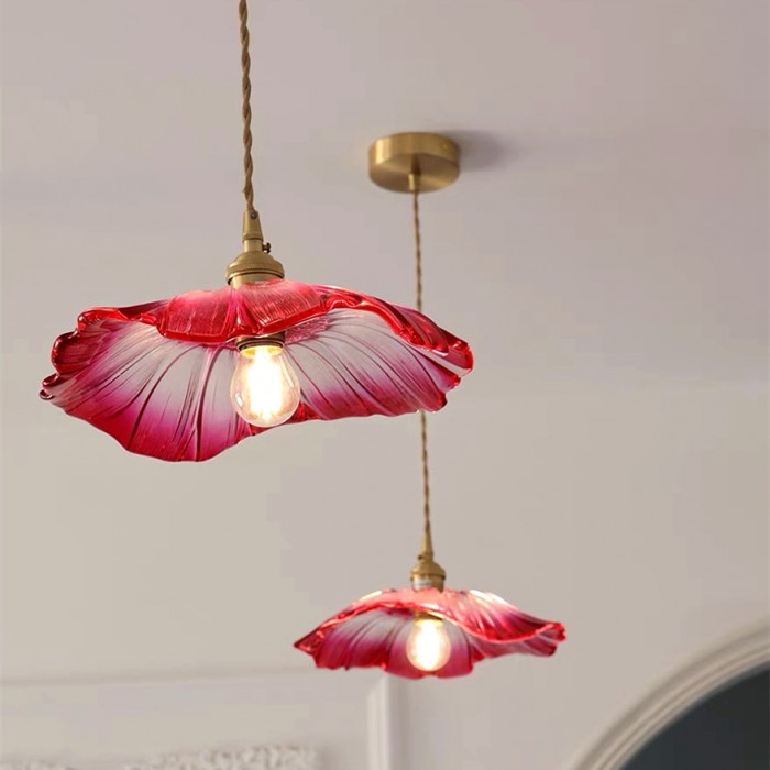 Floroux Creative Glass Pendant Light | Flower Style | Modern Lighting | Design Lamp for Home