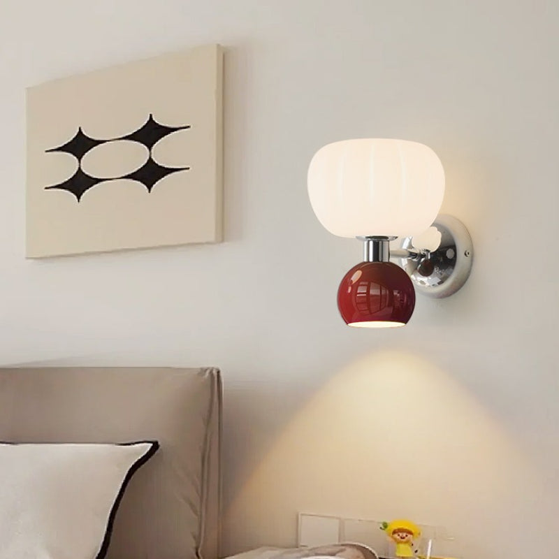 Appliques murales LED Floroux Crème