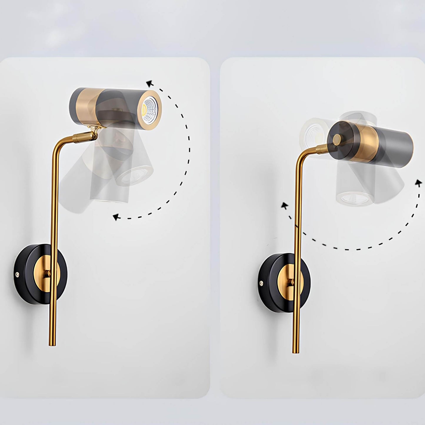 Floroux - Applique murale LED élégante et rotative pour chaque pièce