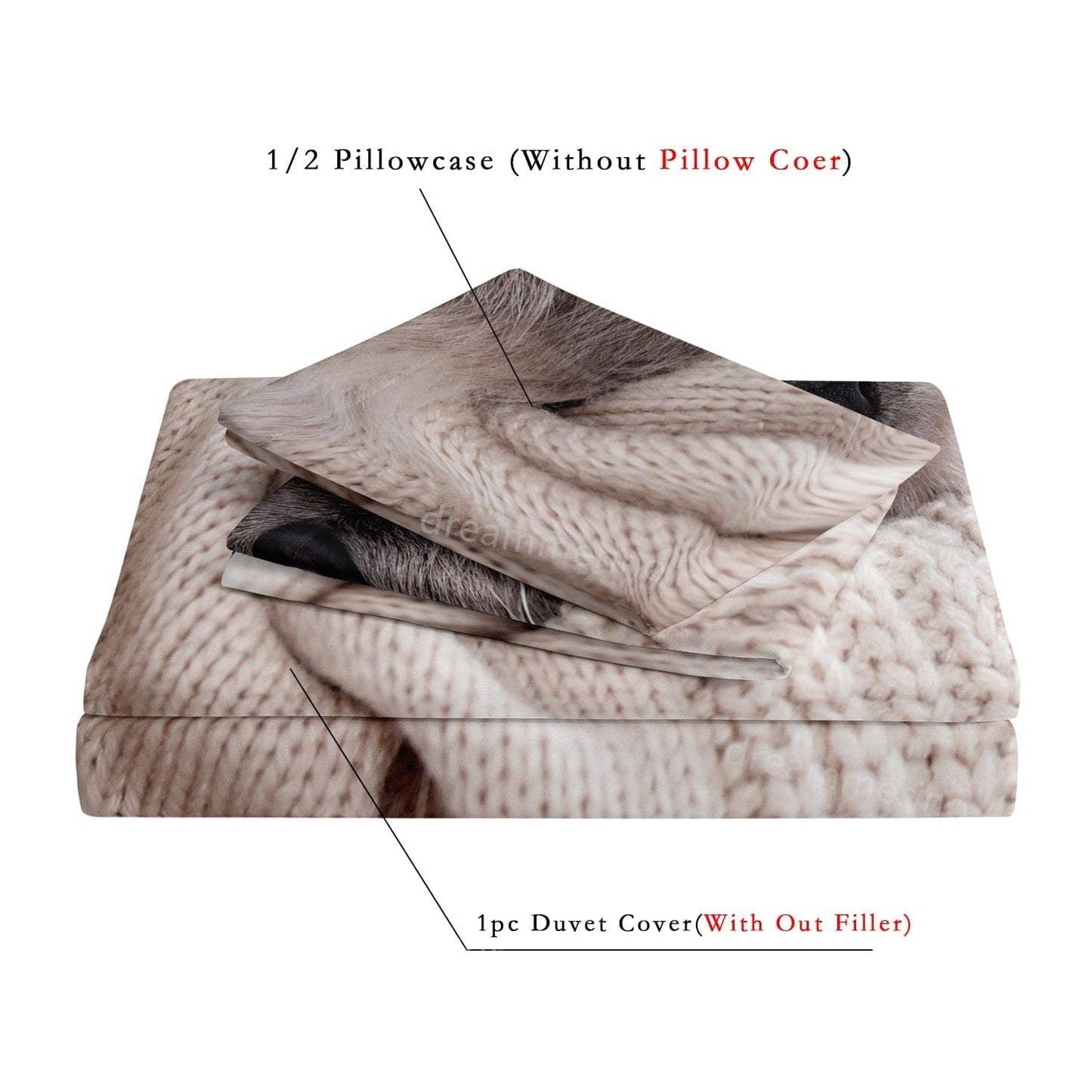 Ensemble de Housse de Couette Luxe Vintage – Respirant & Hypoallergénique