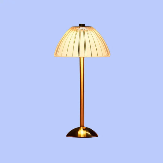 Lampe de table en cristal-métal Floroux