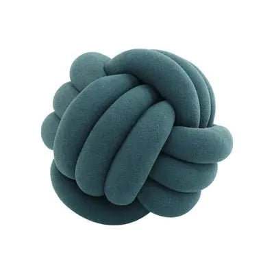 Coussin de lancer en balles nouées décoratives PlushKnot