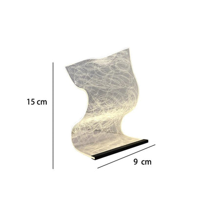 Floroux Acrylique - Lampe de table LED en acrylique