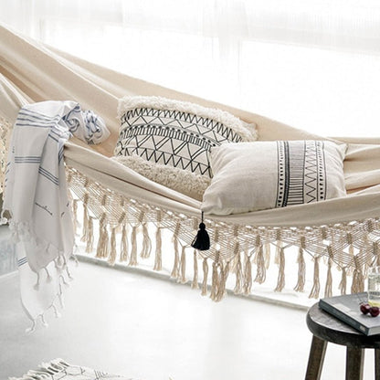 Floroux Hamac en Macramé | Style Boho | Fait main | Parfait pour le jardin et la terrasse