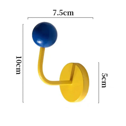 Crochet de bloc de couleur magnétique avec ventouse