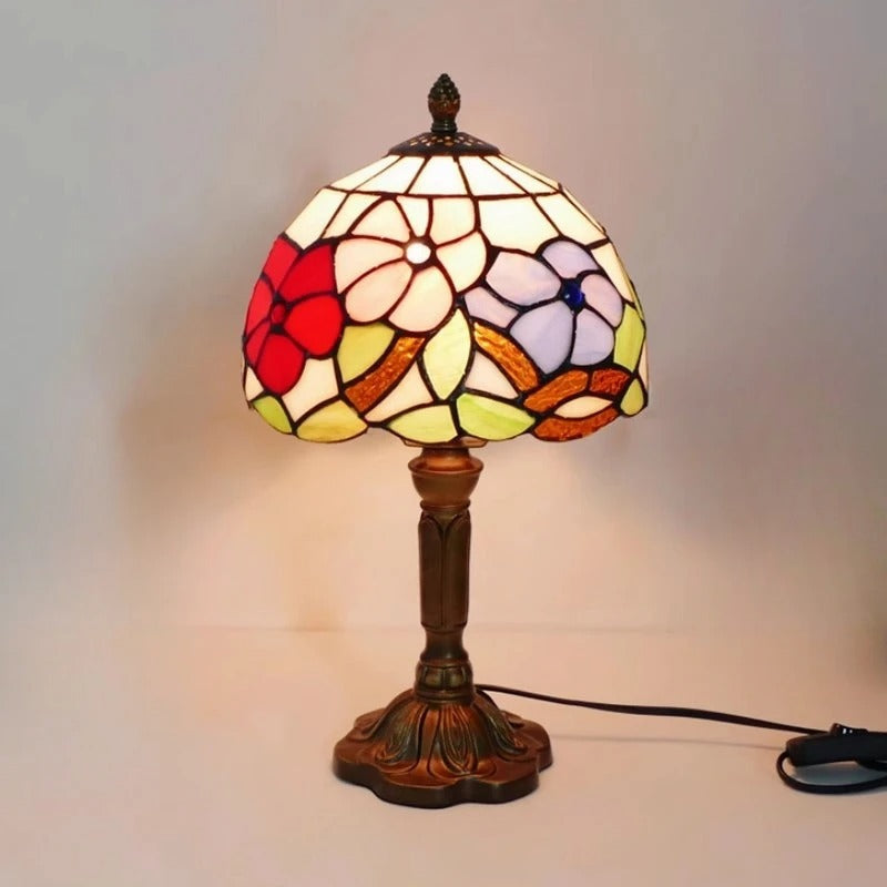 LumièreBaroque - Lampe de Table LED Tiffany Vintage Rétro