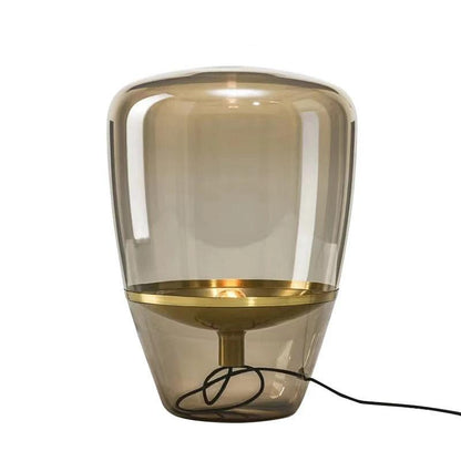 LumièreÉclat - Lampe de Table en Verre pour Salon avec Éclairage Élégant