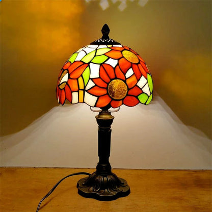 LumièreBaroque - Lampe de Table LED Tiffany Vintage Rétro
