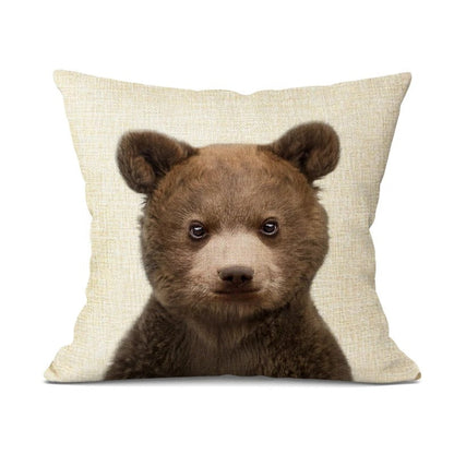 Couvre-coussin Animaux Mignons – Accessoire Ludique et Élégant pour Tout Intérieur