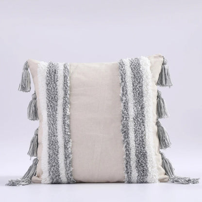 Coussin Bohème à Franges - Flair Marocain pour Votre Intérieur