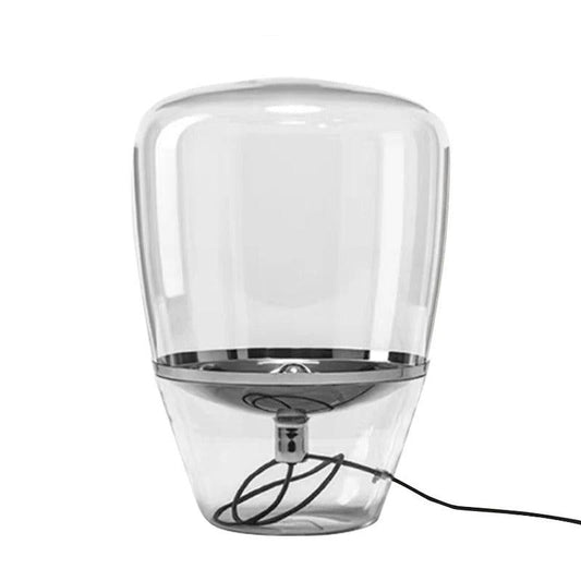 LumièreÉclat - Lampe de Table en Verre pour Salon avec Éclairage Élégant