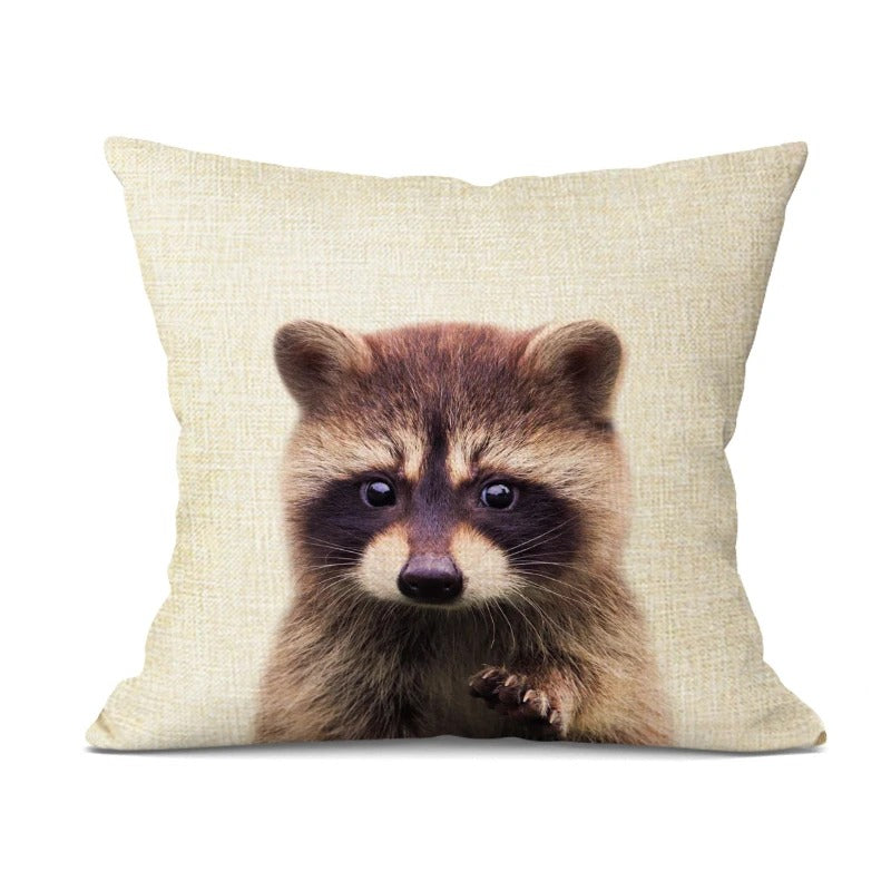 Coussin avec des animaux mignons – Accessoire ludique et élégant pour tout intérieur