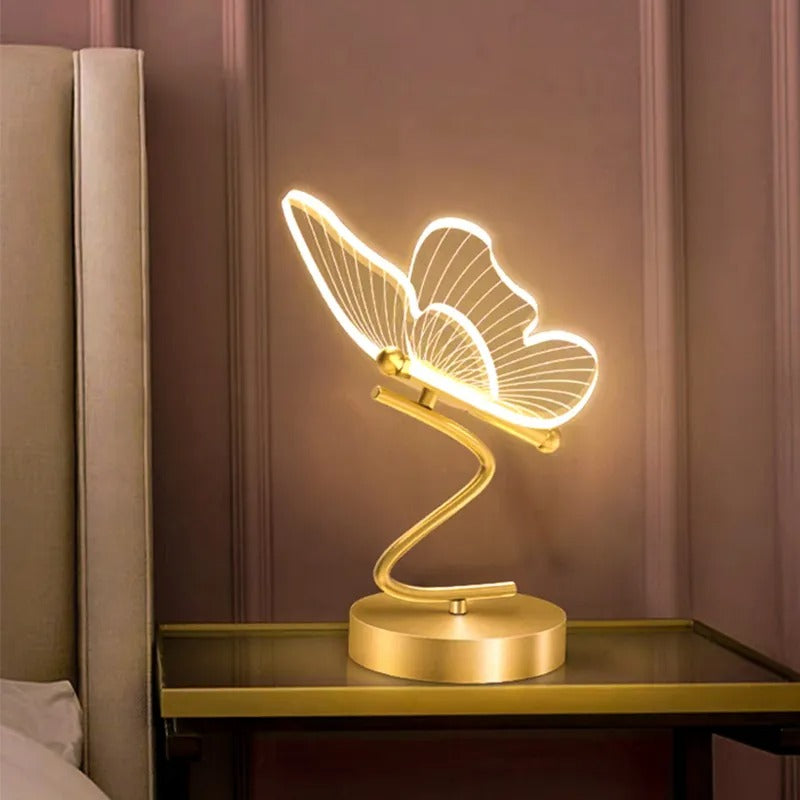 Floroux - Moderne & Luxueuse Lampe de Table Papillon