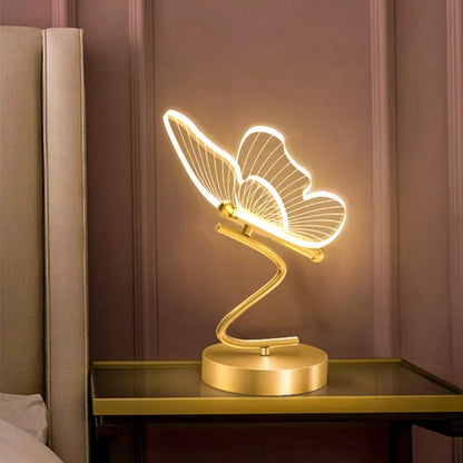 Floroux - Moderne & Luxueuse Lampe de Table Papillon