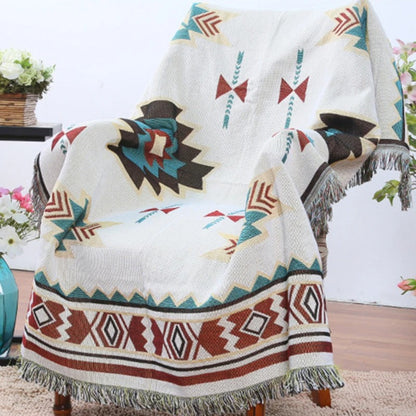 Floroux Cover with tribal style | Bohemian design | For indoor and outdoor use | Soft and versatile