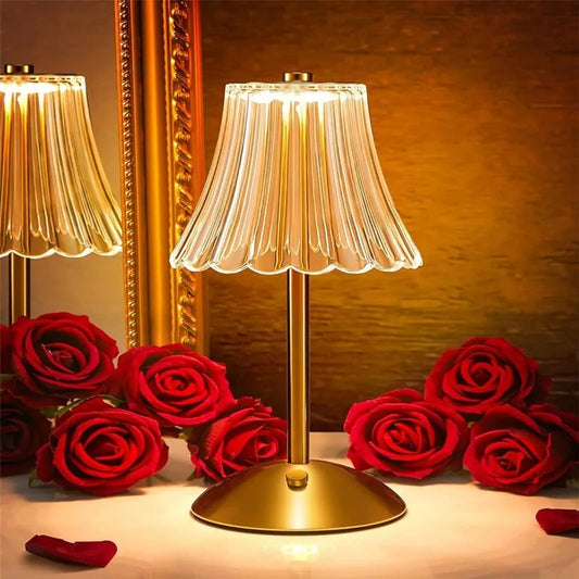 Floroux – Lampe de bureau élégante rechargeable et dimmable pour une ambiance conviviale