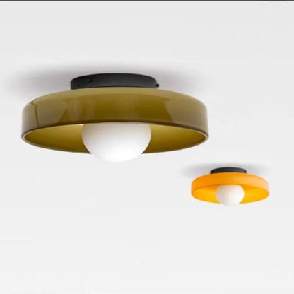 ClairÉlite - Plafonnier en Verre Simple pour Éclairage Élégant