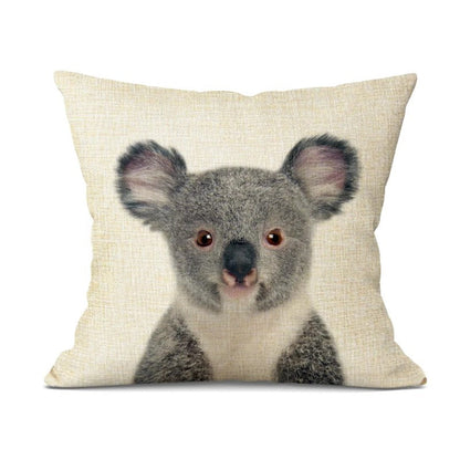 Couvre-coussin Animaux Mignons – Accessoire Ludique et Élégant pour Tout Intérieur