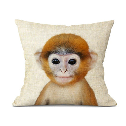 Coussin avec des animaux mignons – Accessoire ludique et élégant pour tout intérieur