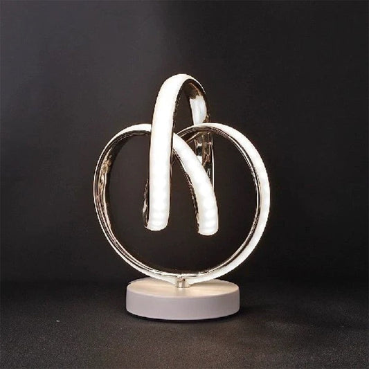 Floroux – Lampe de table LED élégante et mince avec une courbure élégante pour une décoration intérieure moderne