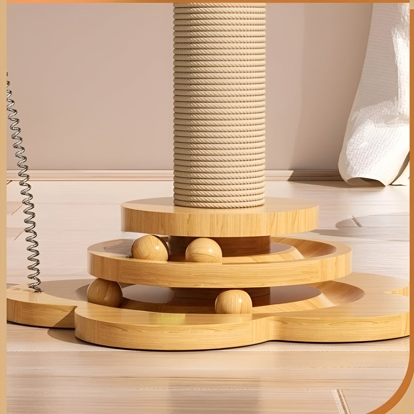 Balles de jeu en bois pour chats - WoodPounce