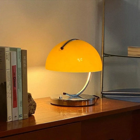 LumièreNord - Lampe de Bureau en Verre Design Danois en Forme de Champignon