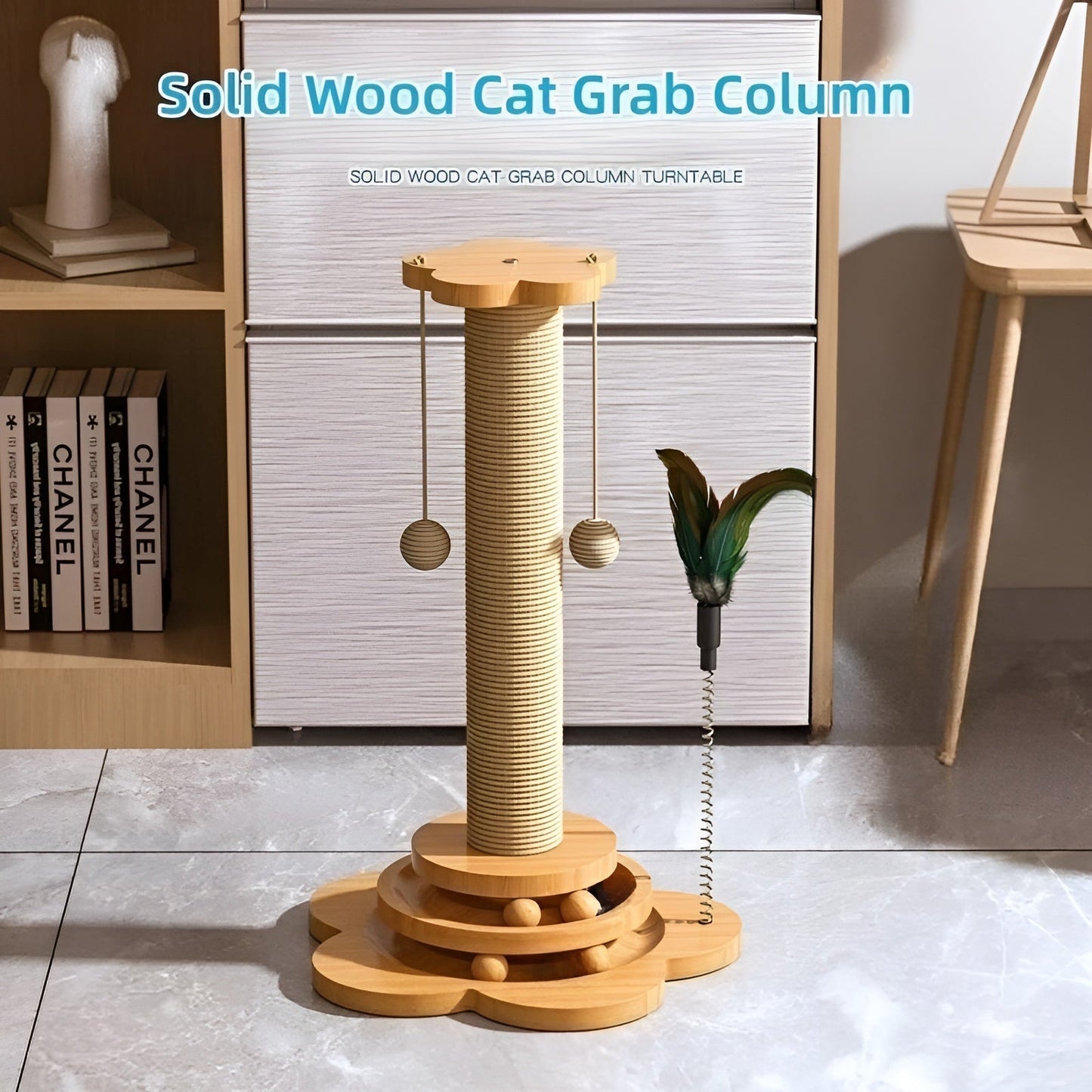 Balles de jeu en bois pour chats - WoodPounce