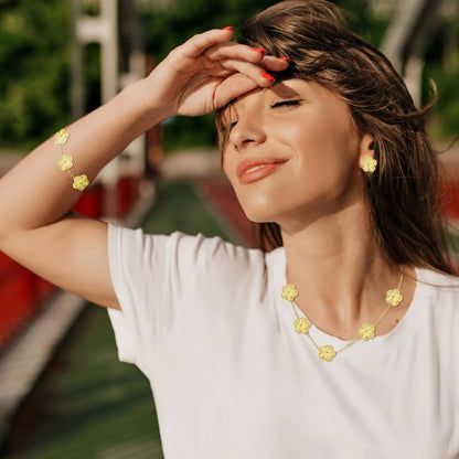 Floroux de la bijouterie luxueuse Clover pour dames – Modèle Lyla