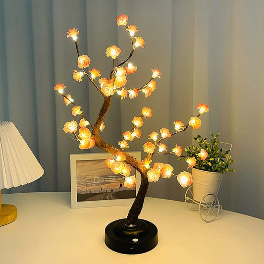 Floroux – Pink Bonsai LED lampe arbre pour une atmosphère conviviale