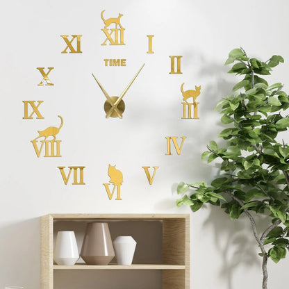 DecoHorloge – Grande Horloge Murale 3D pour Décoration Intérieure