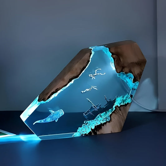 Lampe de Table Océan Rafraîchissante - DeepDive Illumina