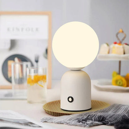 Floroux - lampe de table LED rechargeable pour un éclairage confortable dans la chambre et le salon