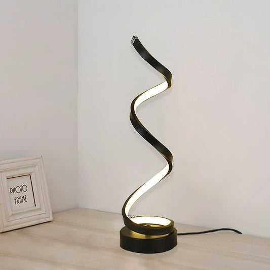 Lampe de Table LED ÉclatNord - Éclairage en Spirale Protecteur pour les Yeux