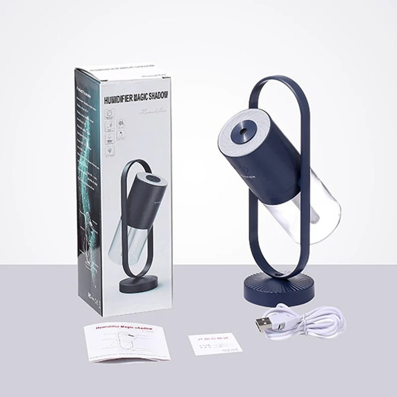 Floroux - Lampe de nuit LED rotative slim 360° avec fonction d'hydratation USB