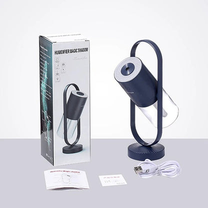 Floroux - Lampe de nuit LED rotative slim 360° avec fonction d'hydratation USB