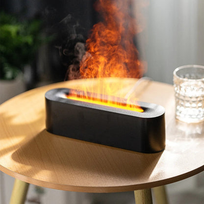 Floroux Fire Air Humidifier | Innovative LED Humidifier | Aromatherapy | Relaxation Light for Home and Office